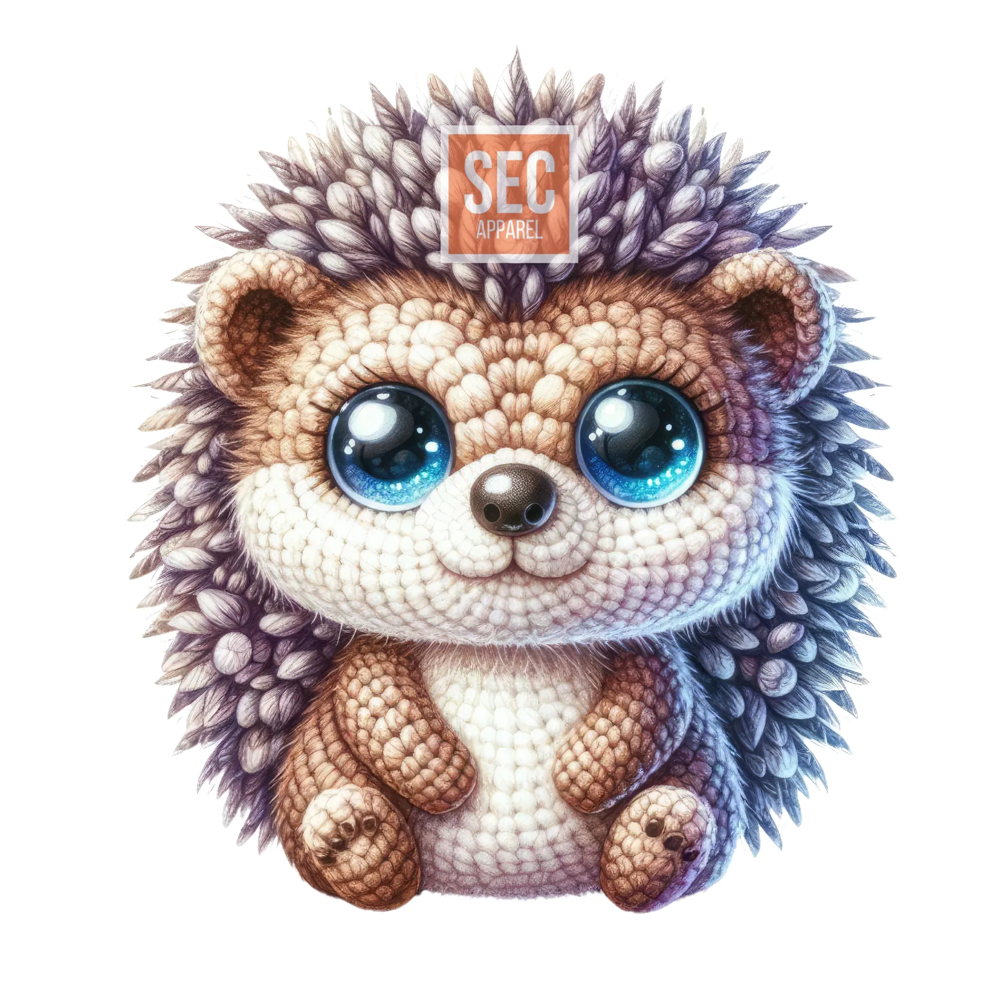 Crochet Animal Iron On Patch Transfers Decals Patches Vinyl for T Shirts Fabric Clothing