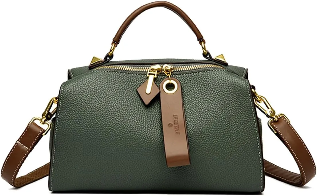 Crossbody Bags for Women Shoulder Handbags Dual Straps, Dual Directional Zipper Closure, Medium Size in 4 Colors