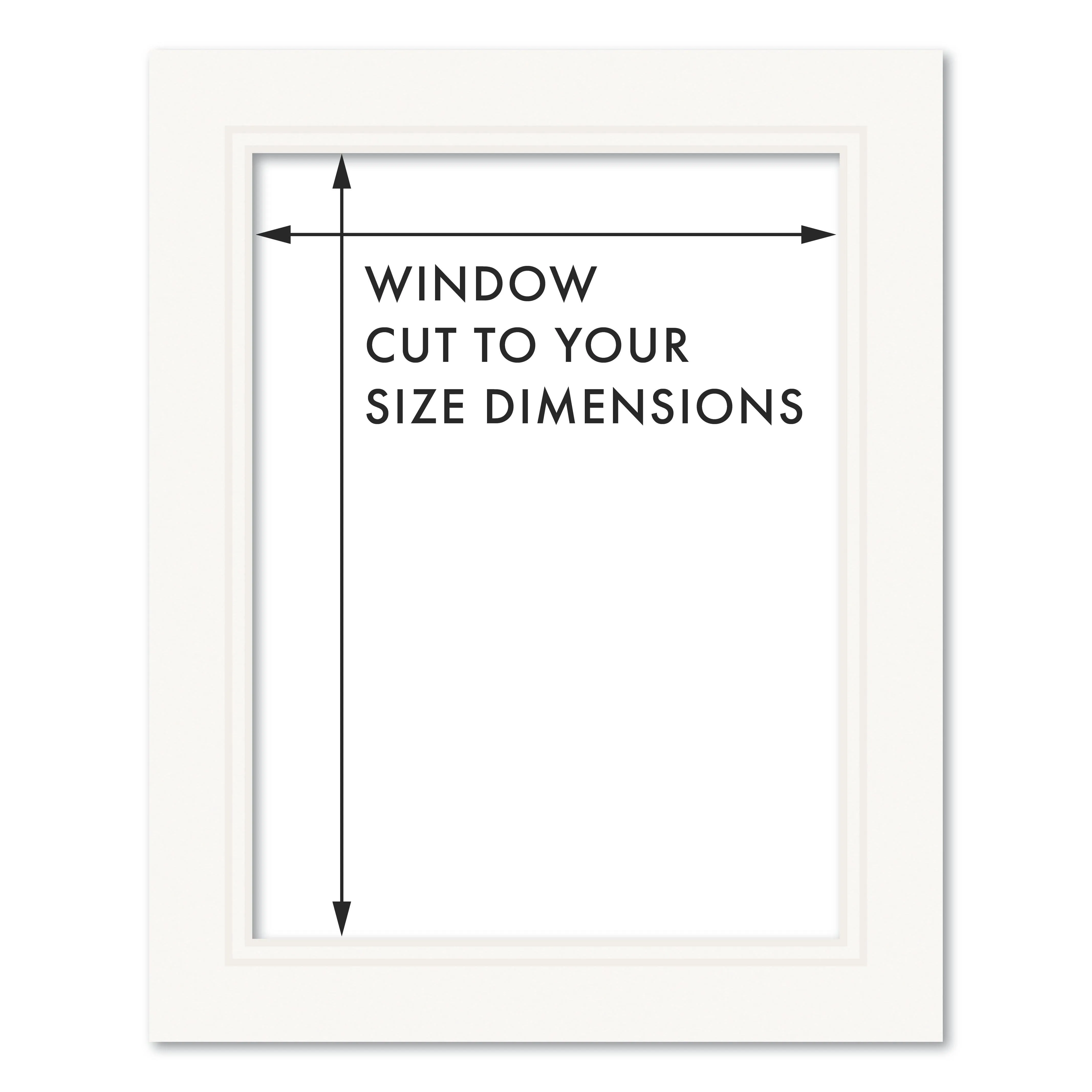 Custom Cut-to-Size Double Acid-Free Mat Board