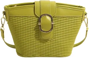 Cute 2025 Designer PU Leather Shoulder Crossbody Handbag for Womens Small Totes Satchel Clutch