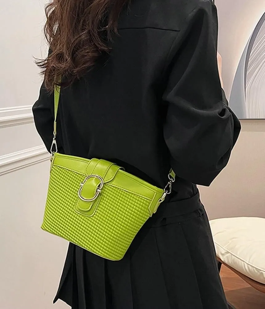 Cute 2025 Designer PU Leather Shoulder Crossbody Handbag for Womens Small Totes Satchel Clutch
