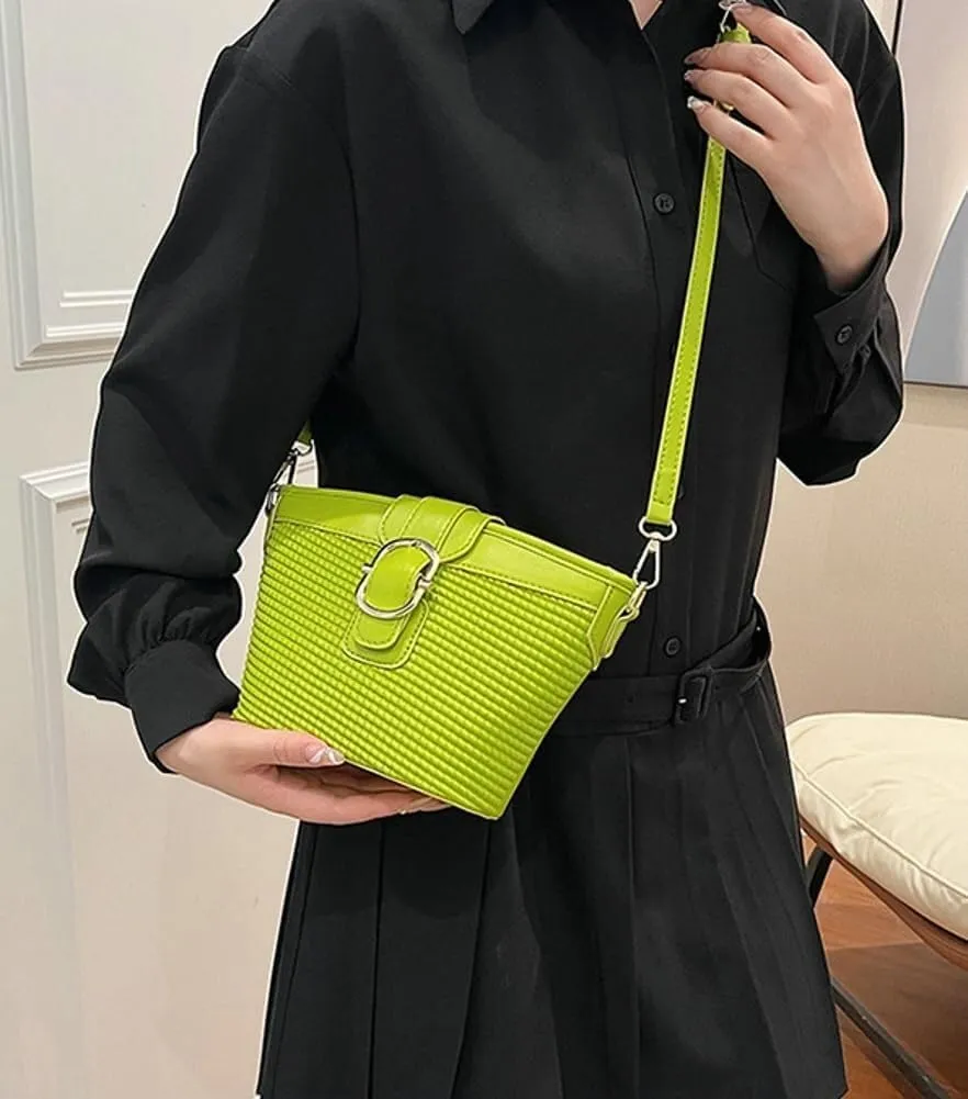 Cute 2025 Designer PU Leather Shoulder Crossbody Handbag for Womens Small Totes Satchel Clutch