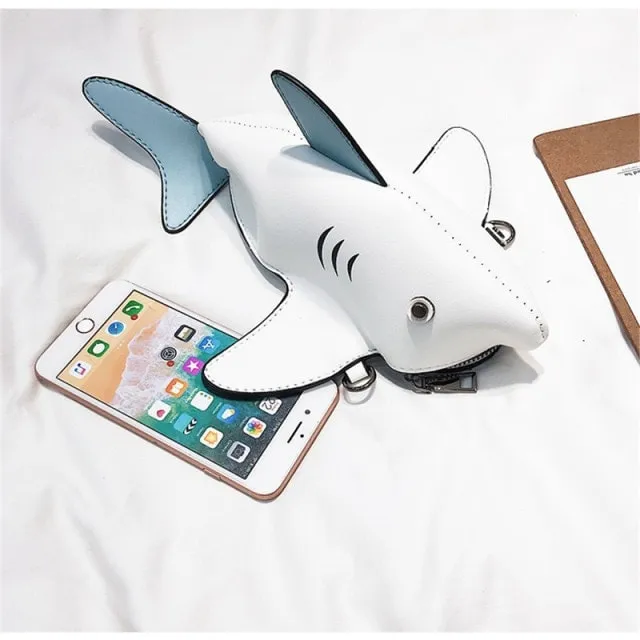 Cute Shark Crossbody Bag