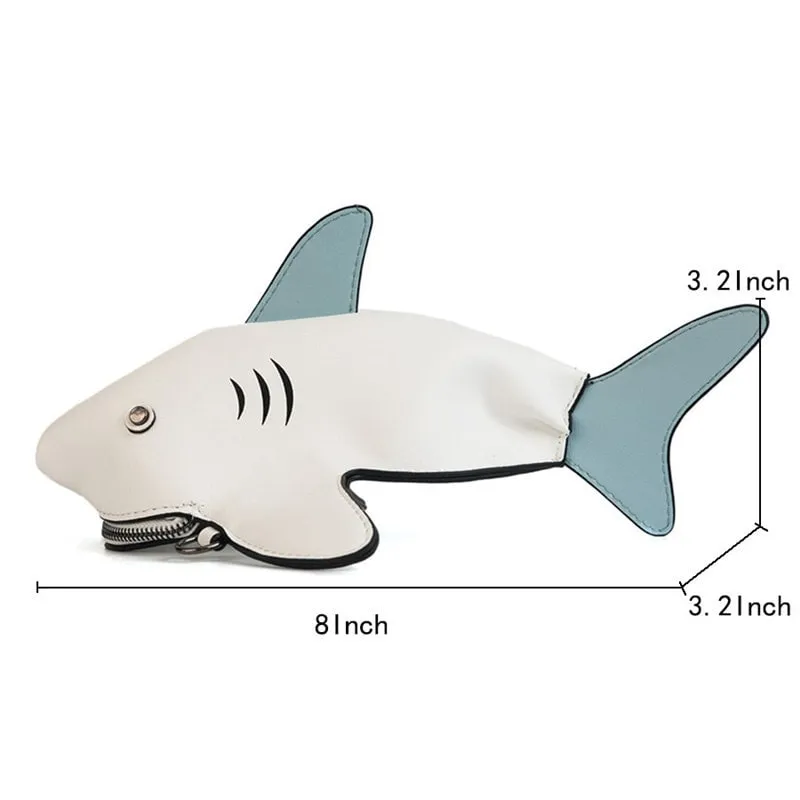 Cute Shark Crossbody Bag