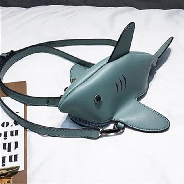 Cute Shark Crossbody Bag