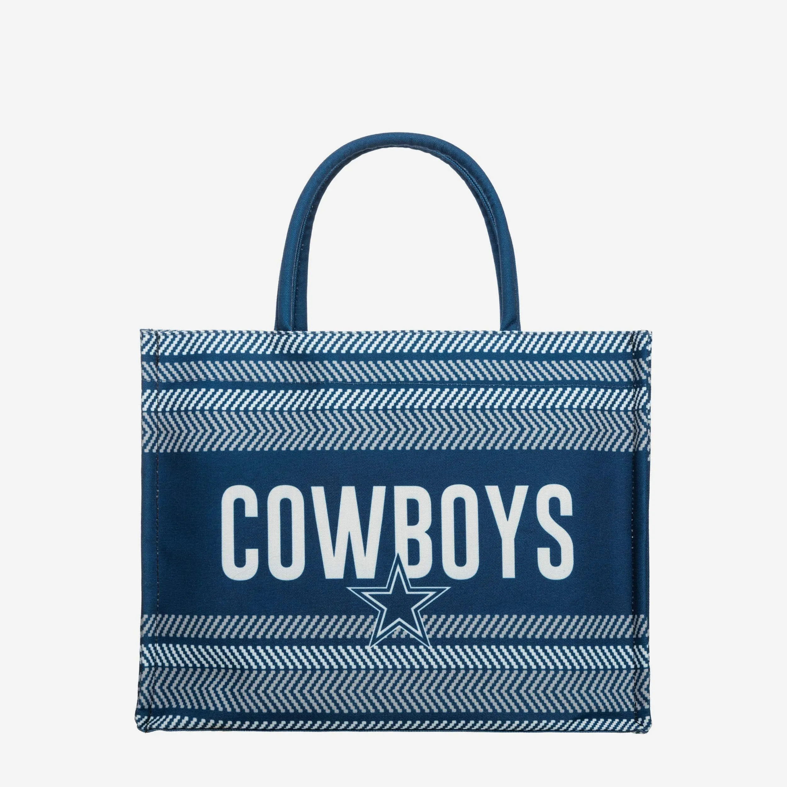 Dallas Cowboys Stitch Pattern Canvas Tote Bag