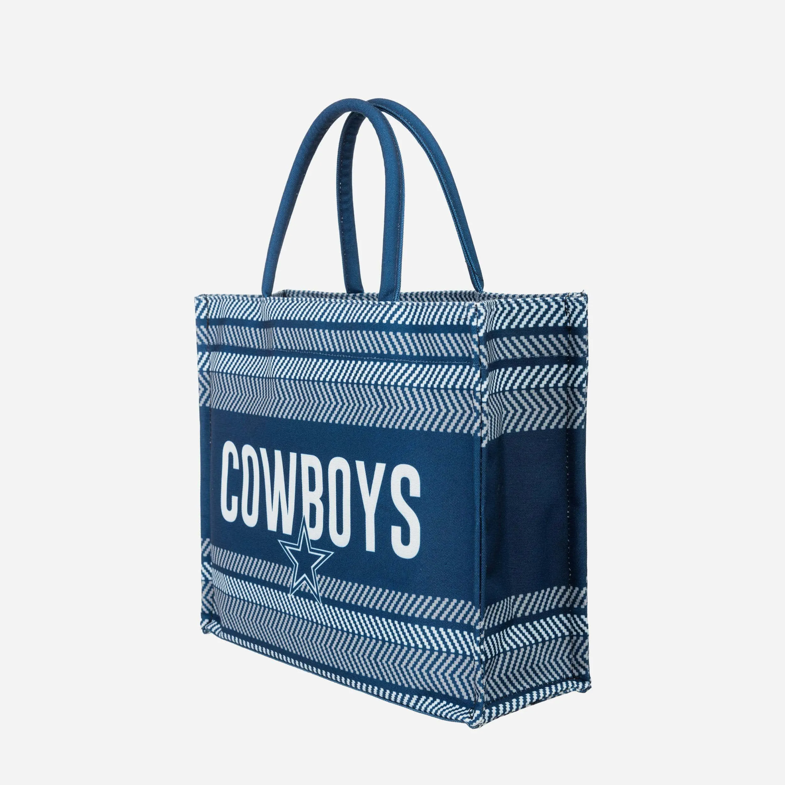 Dallas Cowboys Stitch Pattern Canvas Tote Bag