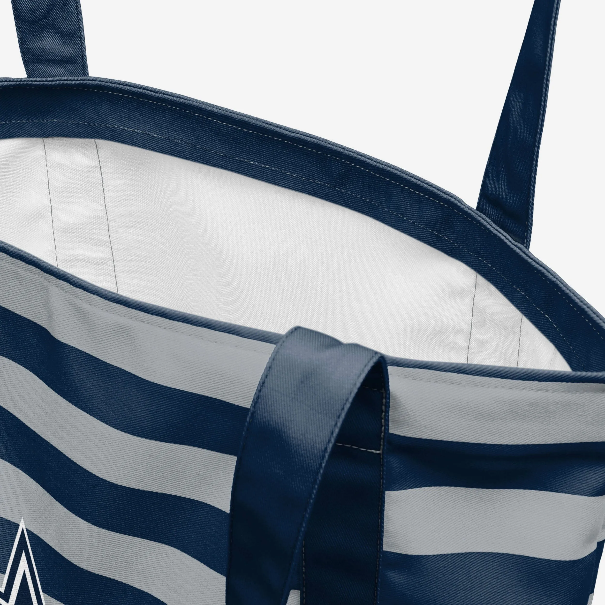 Dallas Cowboys Team Stripe Canvas Tote Bag