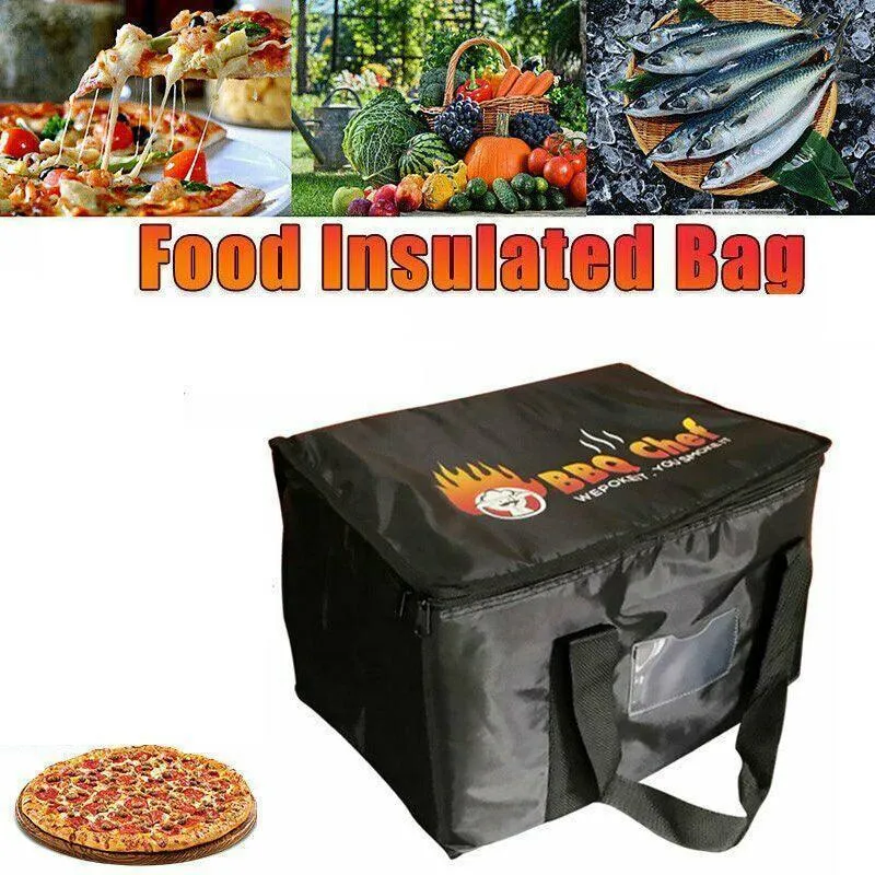 Delivery Thermal Bag 1PC 16/28/50L Black Insulated Food
