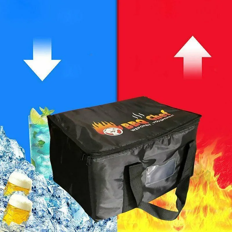 Delivery Thermal Bag 1PC 16/28/50L Black Insulated Food