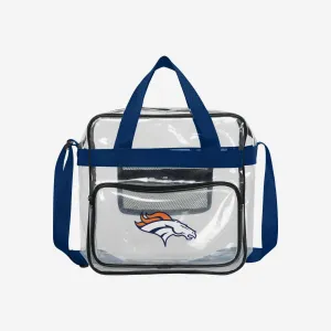 Denver Broncos Clear Messenger Bag
