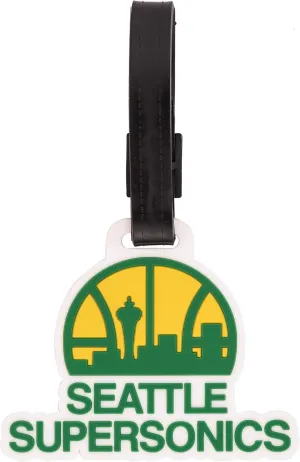 Desert Cactus Seattle Supersonics Luggage Tag Team NBA National Basketball Association Bag (Luggage Tag Vintage A)
