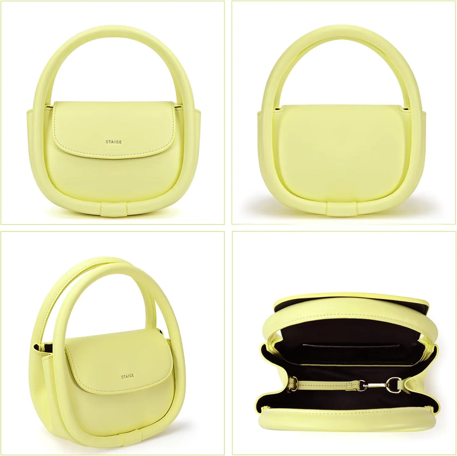 Designer Top Handle Shoulder Bags for Women, Trendy Mini Crossbody Purses, Women’s Leather Handbags with Straps