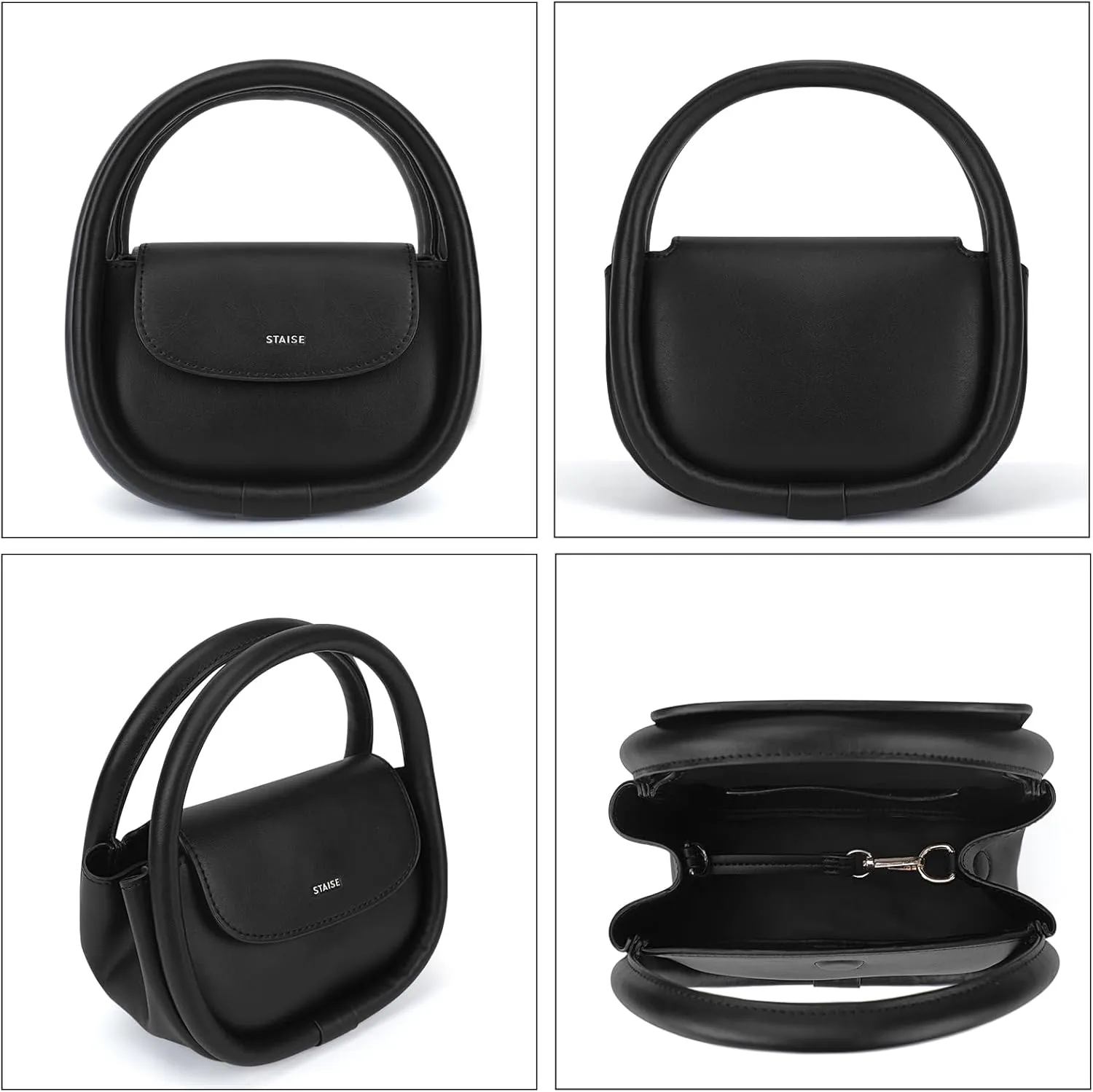 Designer Top Handle Shoulder Bags for Women, Trendy Mini Crossbody Purses, Women’s Leather Handbags with Straps