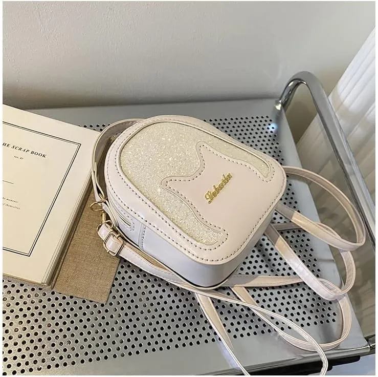 DIY Bag Satchel Purse Backpack Making Kit PU Leather Material Pattern Accessory Handmade Shoulder Handbag Sew Sewing Knitting Stitching Craft Tool Set Birthday Holiday Day Gift Video w Sub (White)