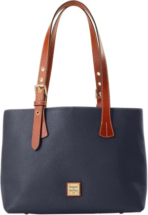 Dooney & Bourke Handbags for Women, Pebble Grain Leather Hanna Small Tote Bag with Zipper Compartment
