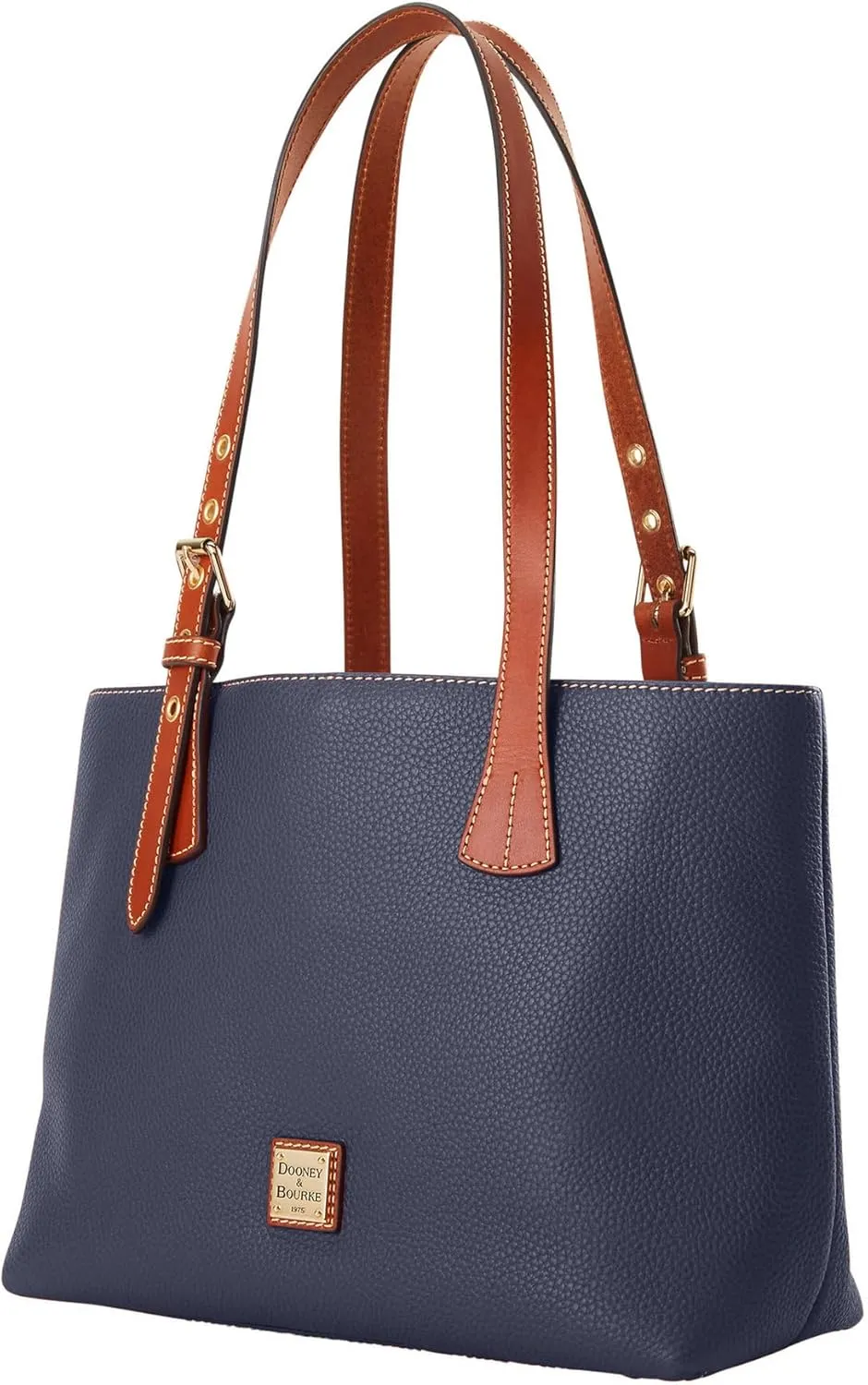 Dooney & Bourke Handbags for Women, Pebble Grain Leather Hanna Small Tote Bag with Zipper Compartment