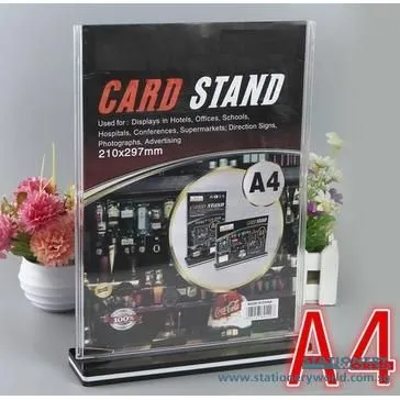 Double Sided Acrylic Card Stand A4 PY-8906