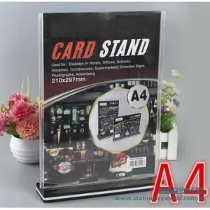 Double Sided Acrylic Card Stand A4 PY-8906