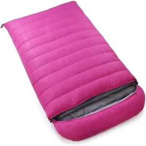 Double Sleeping Bag, Waterproof Lightweight 2 Person Adults Sleeping Bag for Camping, Backpacking, Hiking, with Carrying Bag