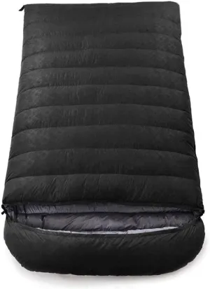 Double Sleeping Bag, Waterproof Lightweight 2 Person Adults Sleeping Bag for Camping, Backpacking, Hiking, with Carrying Bag