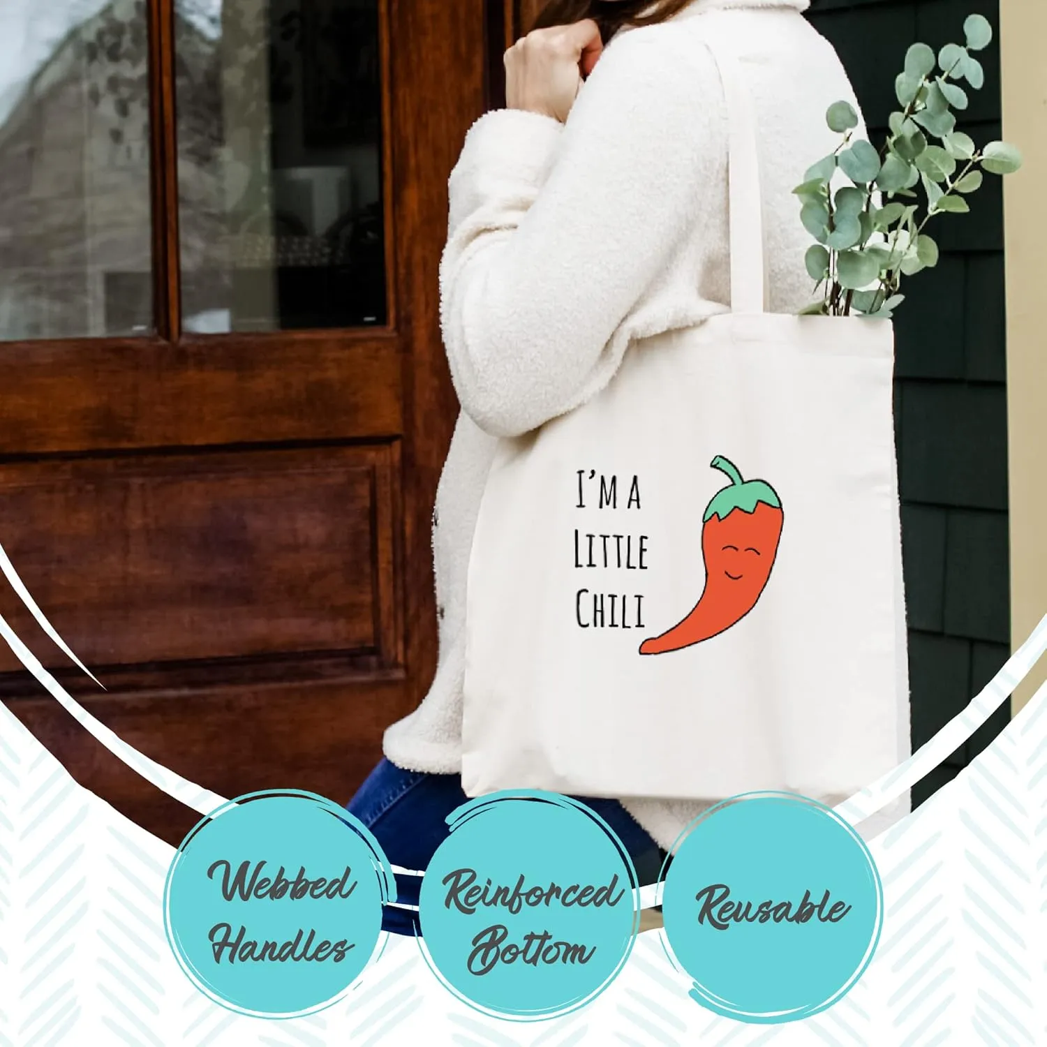 Downtown Historic Charlotte, NC, 100% Cotton Canvas, Natural Tote Bag, Full-Color Tote, Funny Design