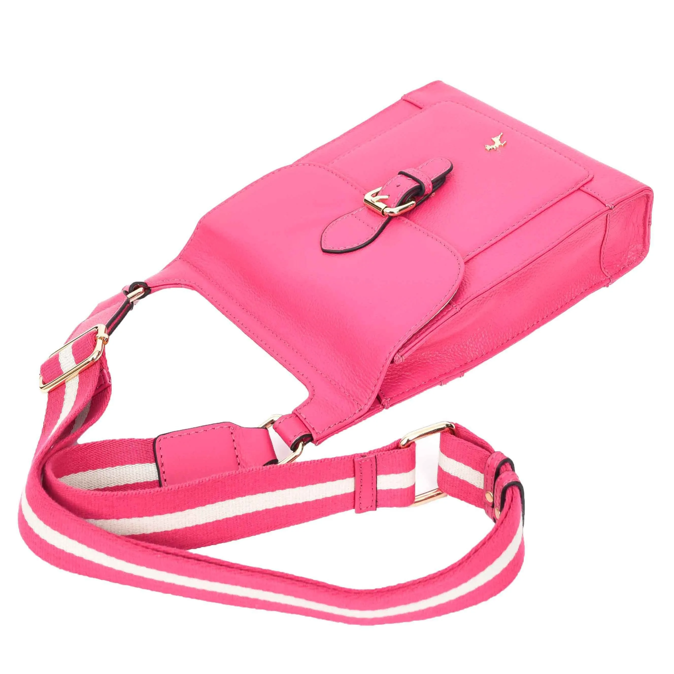 DR685 Ladies Real Leather Travel Messenger Bag Pink