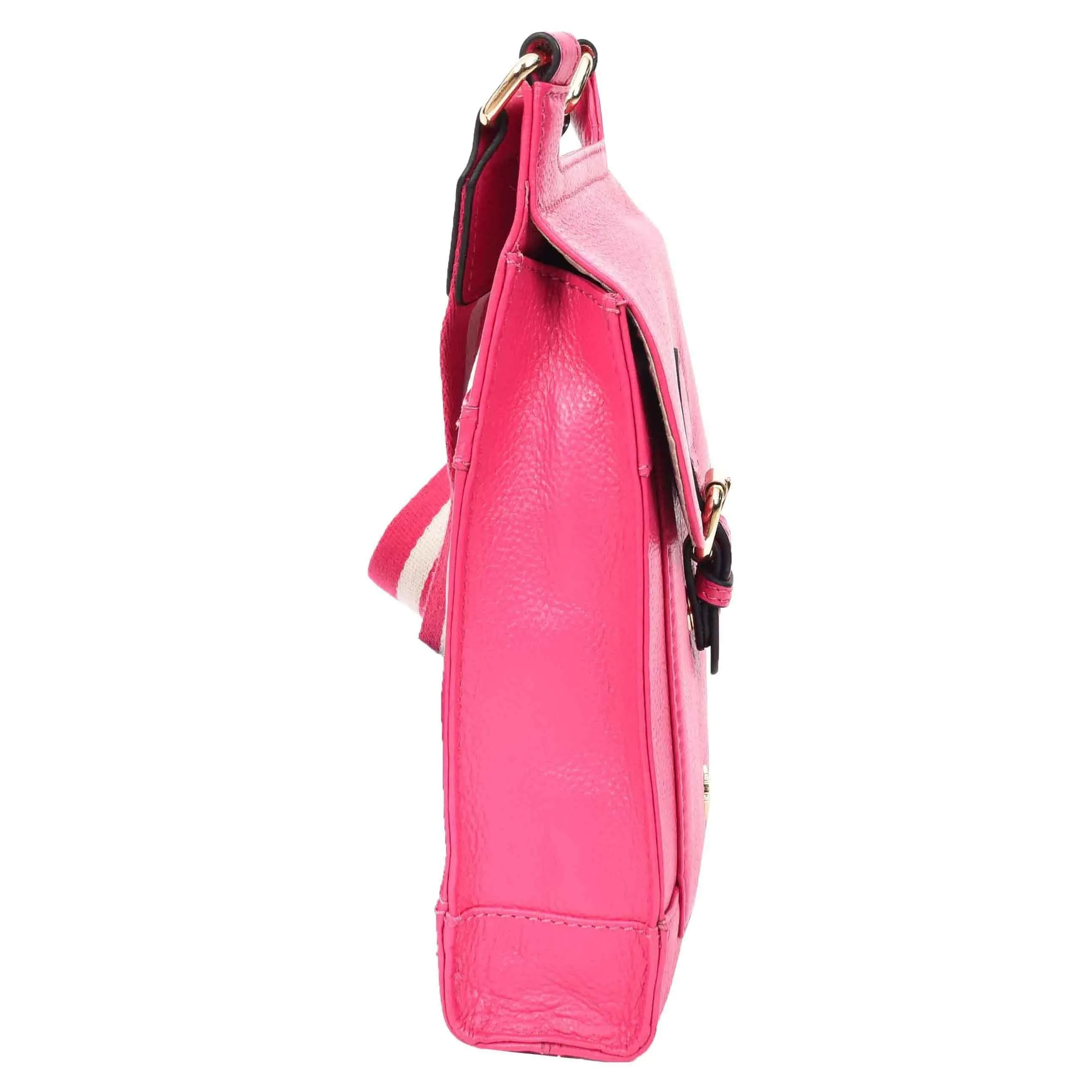 DR685 Ladies Real Leather Travel Messenger Bag Pink