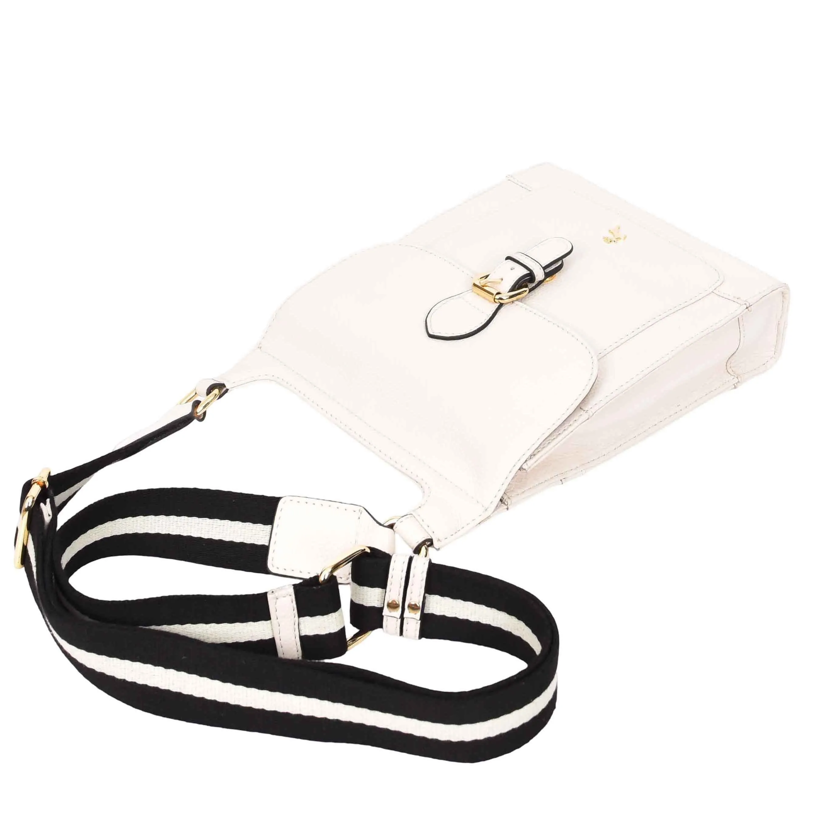 DR685 Ladies Real Leather Travel Messenger Bag White