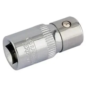 Draper Screwdriver Bit Holding Socket, 1/4" Sq. Dr. X 1/4" Hexagon Dr-85125
