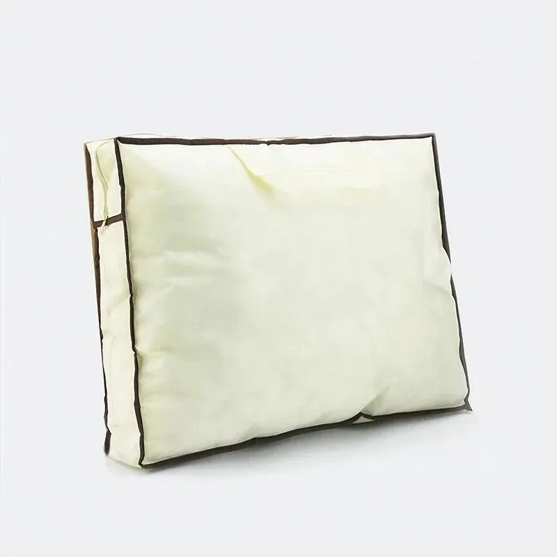Dustproof Storage Bags 5PCS Beige PVC Non-Woven Fabric