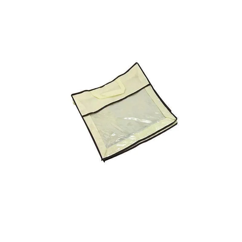 Dustproof Storage Bags 5PCS Beige PVC Non-Woven Fabric