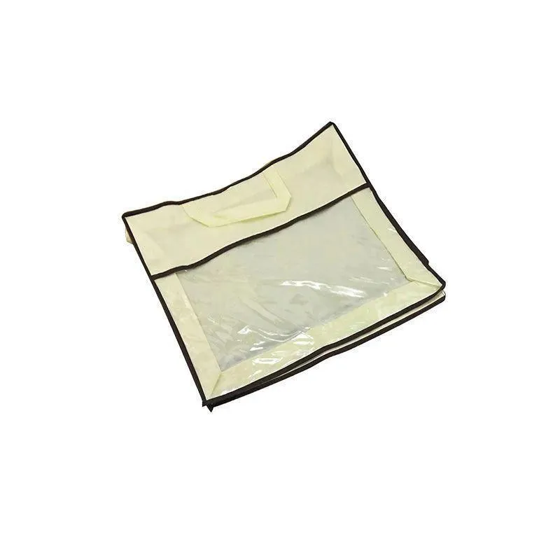 Dustproof Storage Bags 5PCS Beige PVC Non-Woven Fabric
