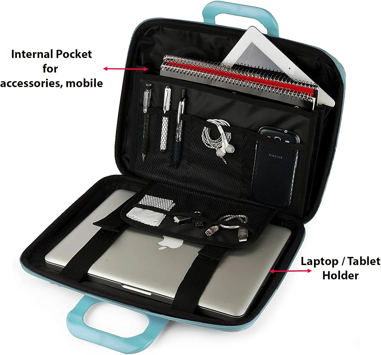 eBigValue Universal Shoulder Messenger Tablet Bag for 14 inch Wacom One Drawing Tablet, HUION KAMVAS Pro, HUION Kamvas 12