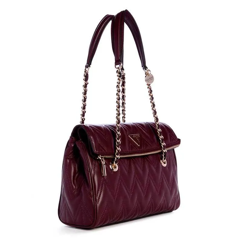 EDA 3 COMP SATCHEL - TAS GUESS ORIGINAL WANITA