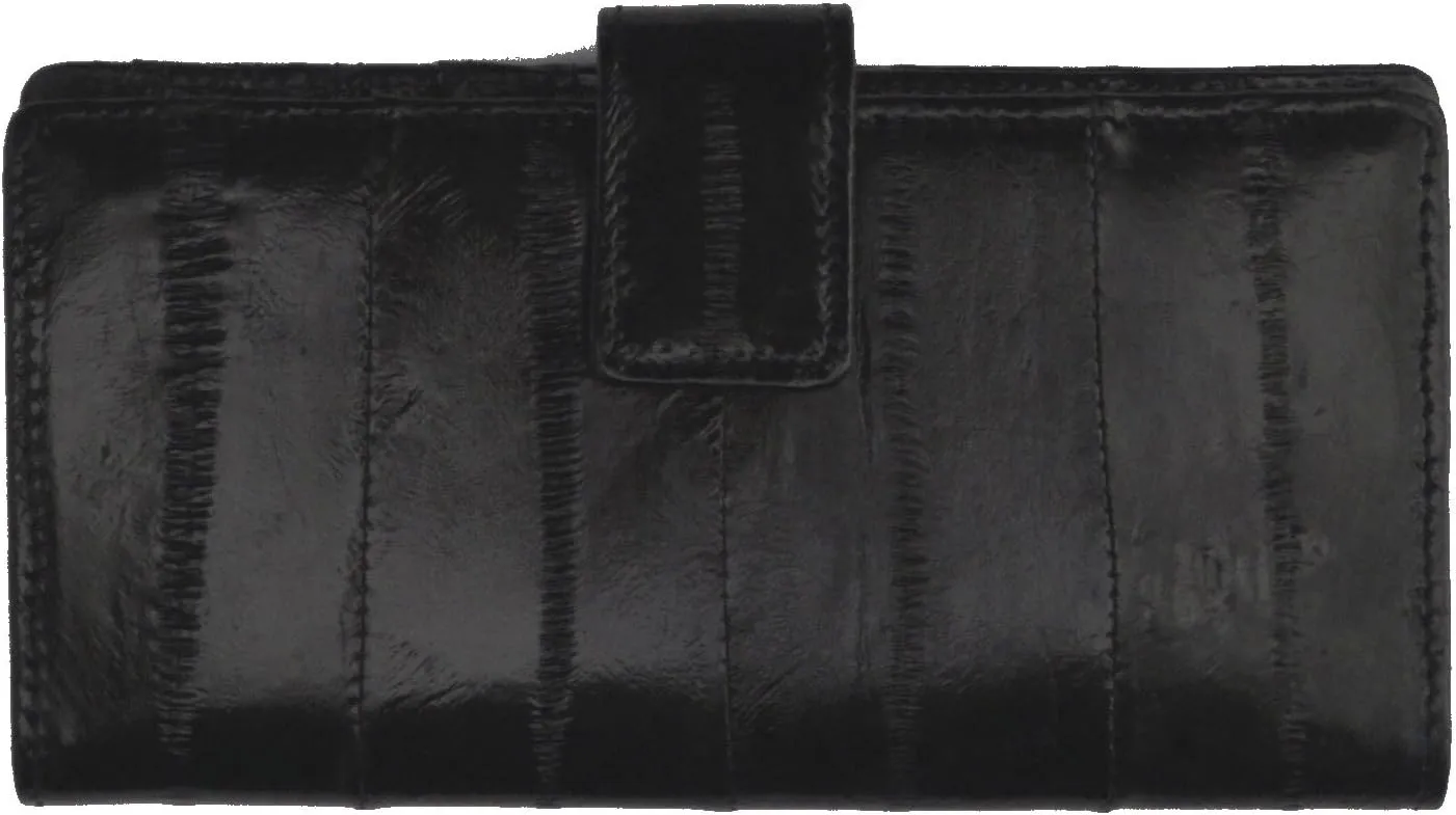 Eel Skin Credit Card Wallet New Sleek Design