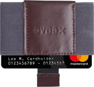 Elastic Wallet - Small Minimalists Slim Front Pocket Credit Card Holder for Men & Women (Kangsa, Pull Tab Leather)