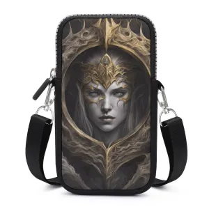 Elden Ring Queen Cell Phone Crossbody Pouch, a perfect gift for your gamer friend!