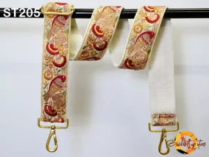 Embroidery Replacement Strap Guitar Strap Embroidered Camera Strap Crossbody Strap for Purses Adjustable Handbag Boho Bag Strap Gift for her