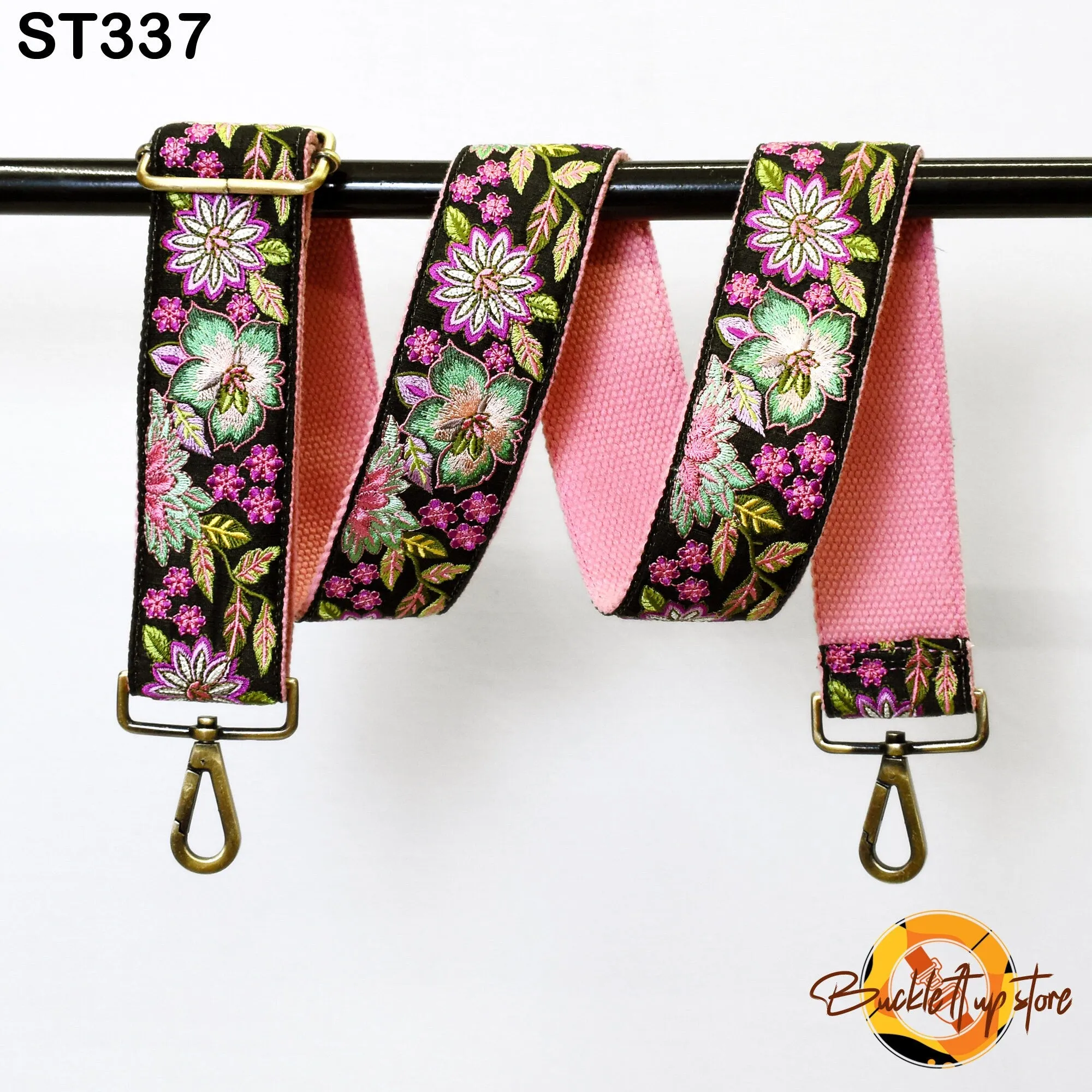 Embroidery Replacement Strap Purse Strap Crossbody Strap for Purses Embroidered Boho Bags Strap Boho Guitar Strap Handbag Strap gift for her