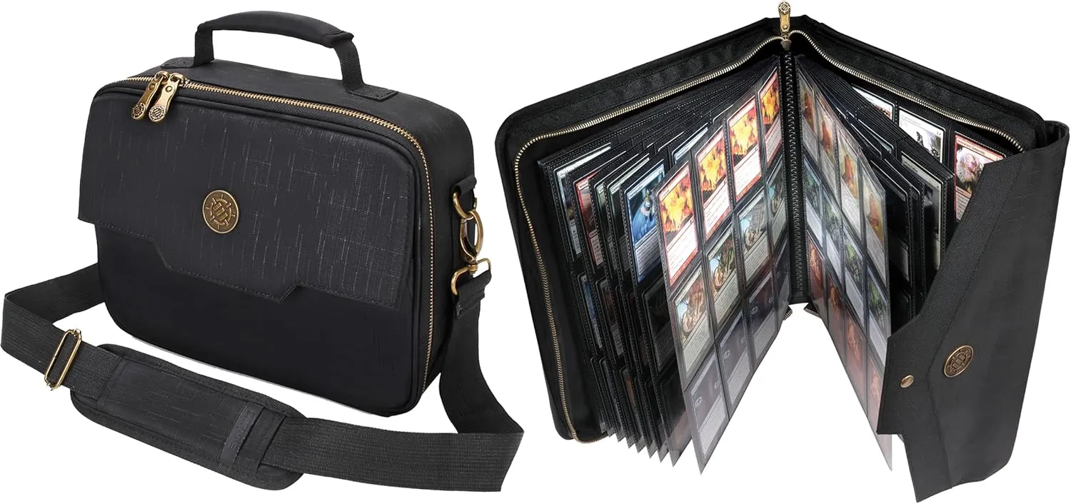 ENHANCE Tabletop MTG Card Travel Bag   Trading Card Binder Album - Bundle
