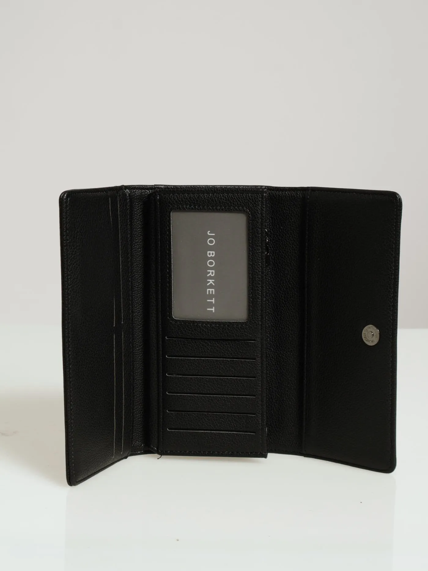Eva Trifold Wallet - Black