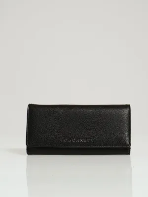 Eva Trifold Wallet - Black