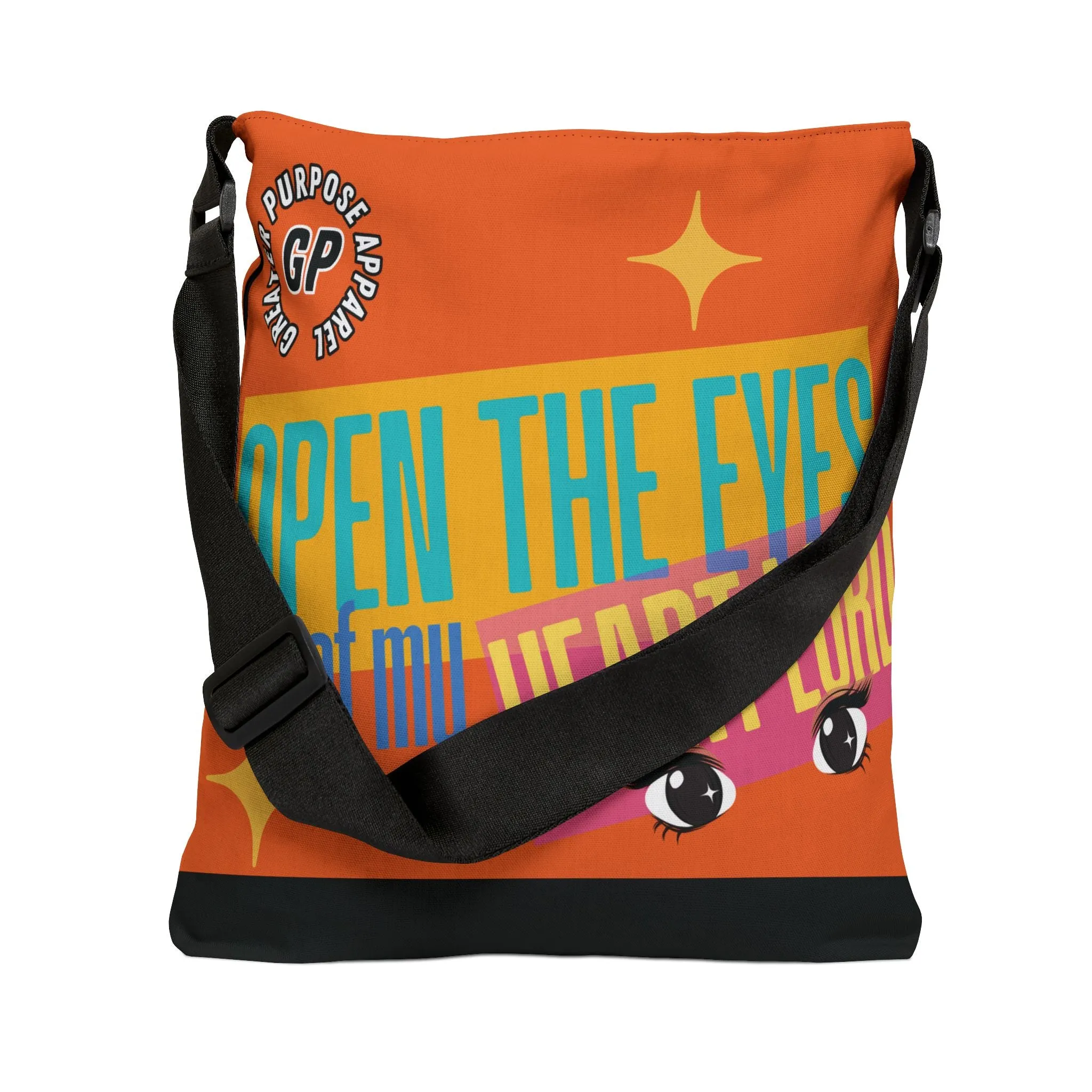 Eyes of My Heart Adjustable Tote
