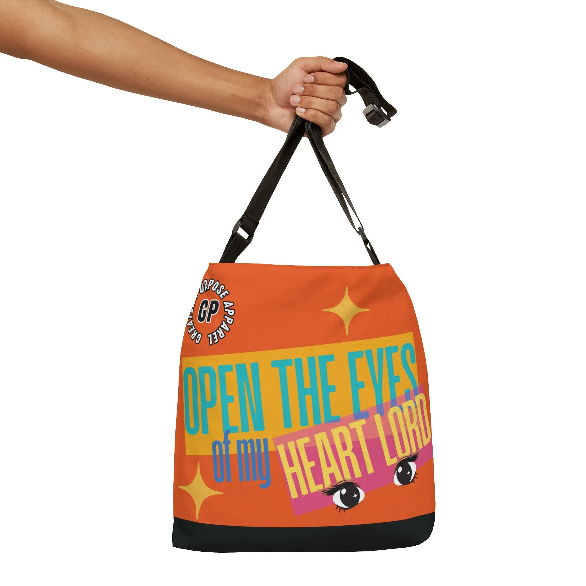 Eyes of My Heart Adjustable Tote