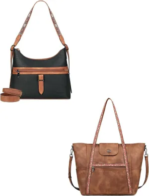 FADEON Hobo Bags Purse and Large Laptop Tote Bag for Women