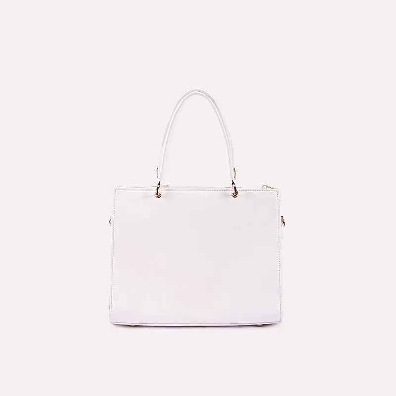 Faelan White Casual Hand Bags 0331035