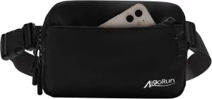Fanny Belt Bag Waist Pack Crossbody Bags Bum Bag for Running Hiking Travel Workout Adjustable Strap for Women Black