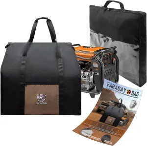 Faraday Bag for Large Generators & Electronics & Solar Pannels, Protect against EMP&EMF,Large Protection Bag for Privacy Security,Waterproof Nylon