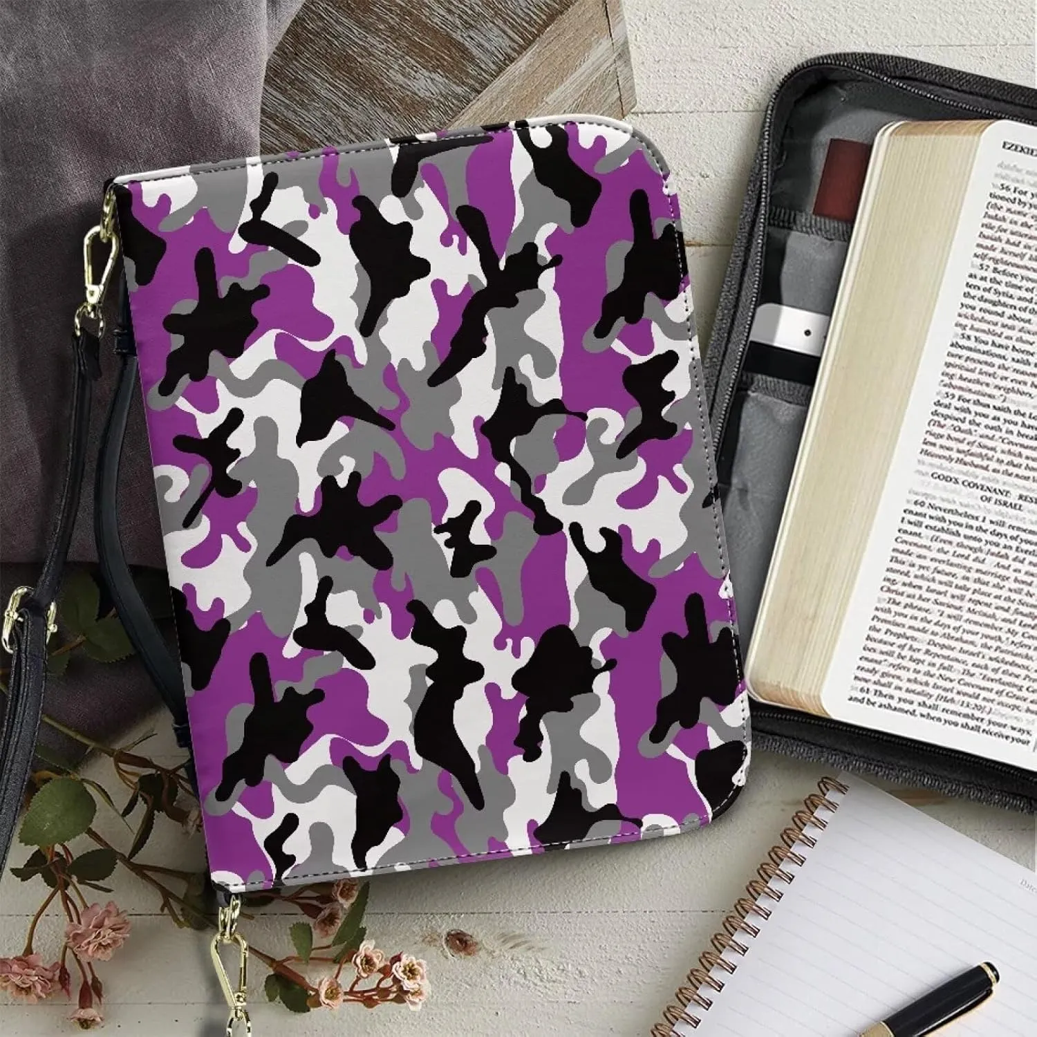 Fashion Bible Cover with Handle Bible Shoulder Bag Bible Case Women Bible Tote Bag